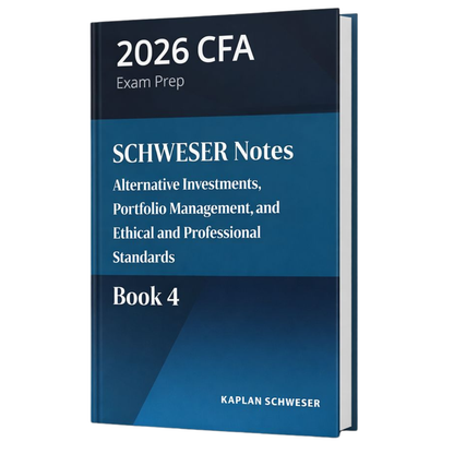 2026 CFA Level 1 Kaplan schweser study material - Set of 4 books