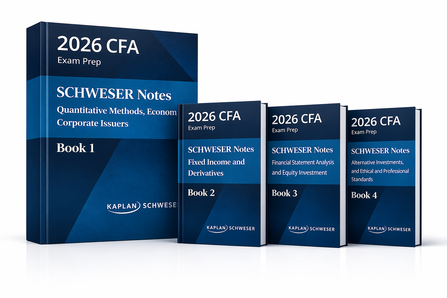 2026 CFA Level 1 Kaplan schweser study material - Set of 4 books