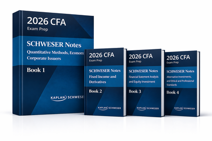 2026 CFA Level 1 Kaplan schweser study material - Set of 4 books